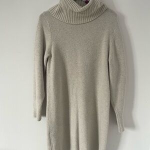 Cozy Cream Turtleneck dress
